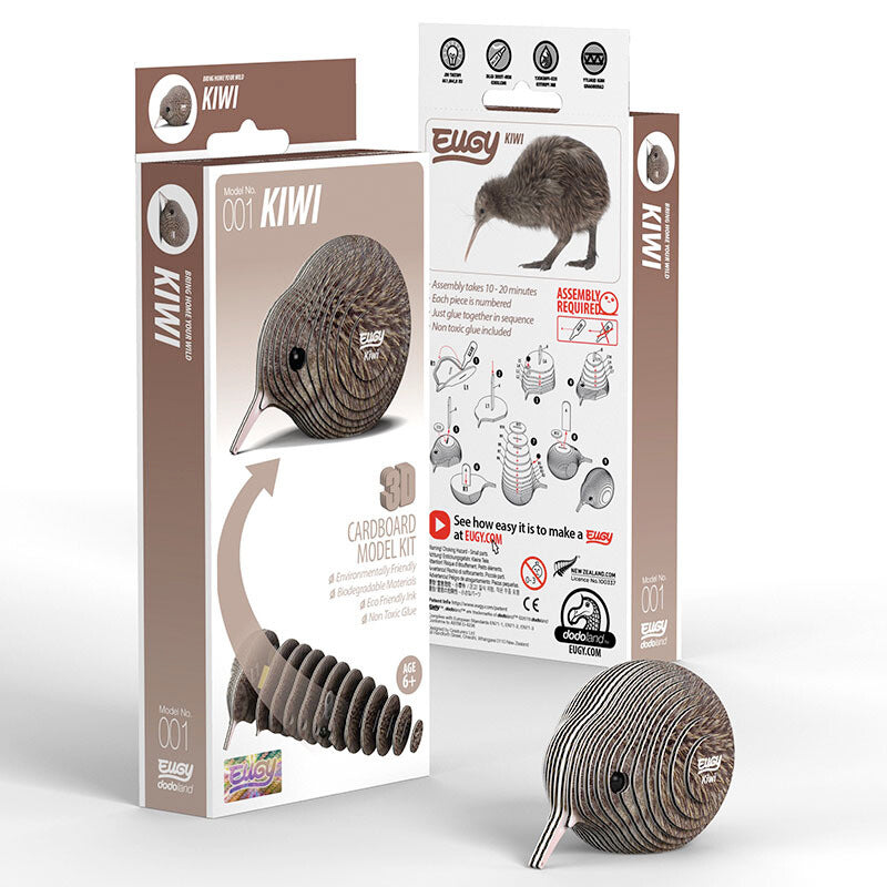 Eugy Kiwi - 3D Cardboard Model Kit