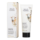 Wild Ferns hand cream and packaging on a white background