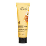 Tube of Wild Ferns Manuka Honey Hand & Nail Creme on a white background