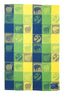 Jacquard Woven Green Tea Towel