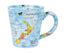 Blue NZ Map Coffee Mug - #85