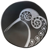 Kiwi White On Black - 7cm Porcelain Bowl