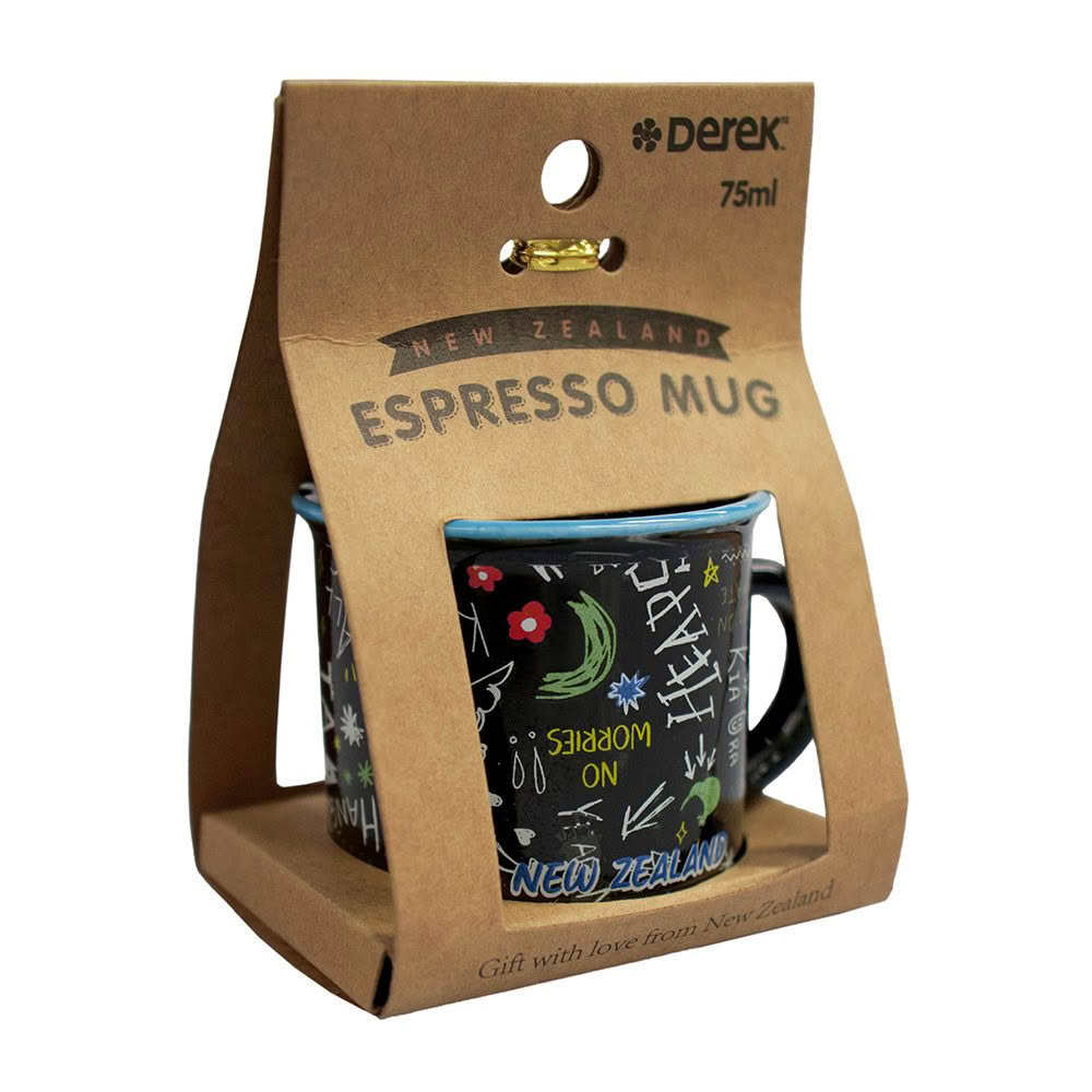 NZ Sketchy Espresso Mug Secondary image