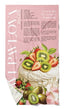 Pink Tea Towel - Pavlova Recipe