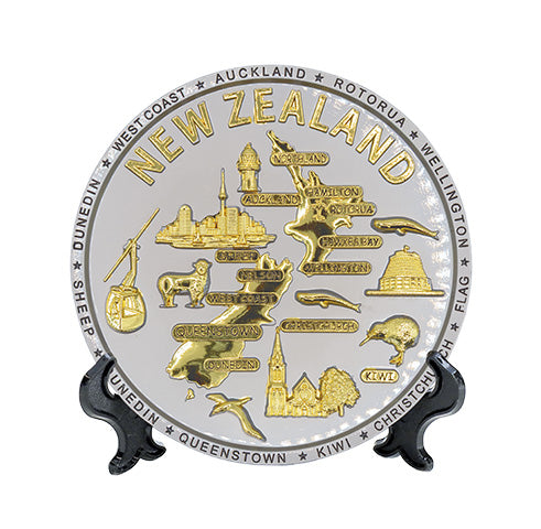 NZ Map Plate