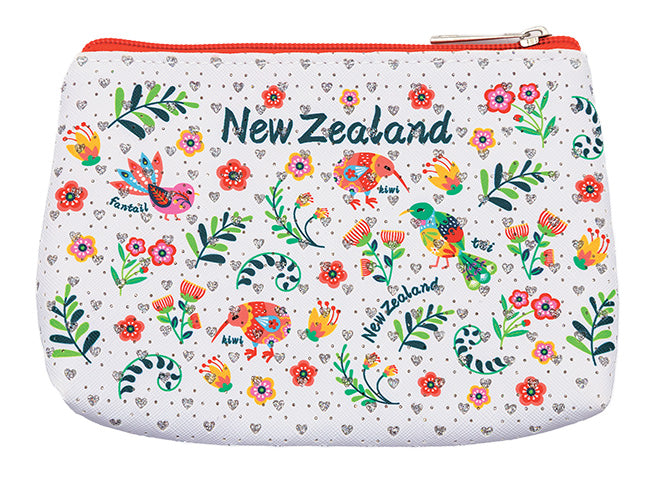 Cosmetic Bag - NZ Birds Main image