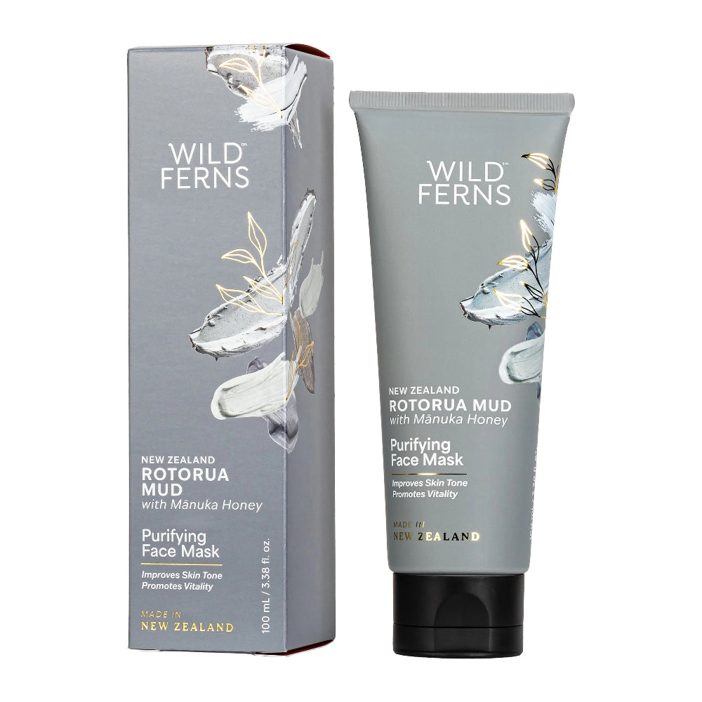 Rotorua Mud Purifying Face Mask Wild Ferns 100ml