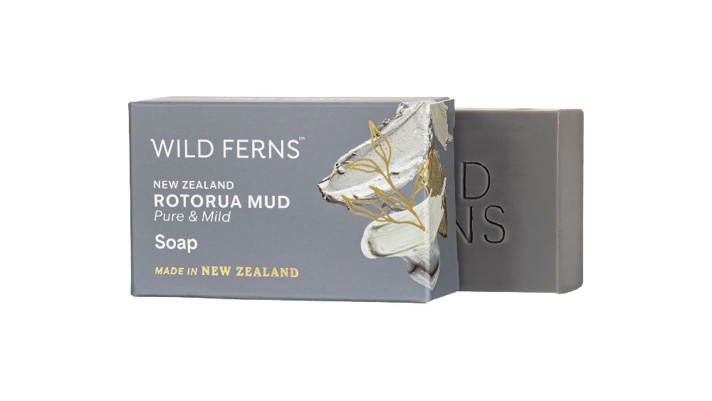 Rotorua Mud Soap Wild Ferns 40g or 100g Main image