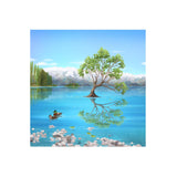 Lake Wanaka 3D Ceramic Tile Wall Hanging