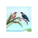 Mirrored Tui 3D Ceramic Tile Wall Hanging