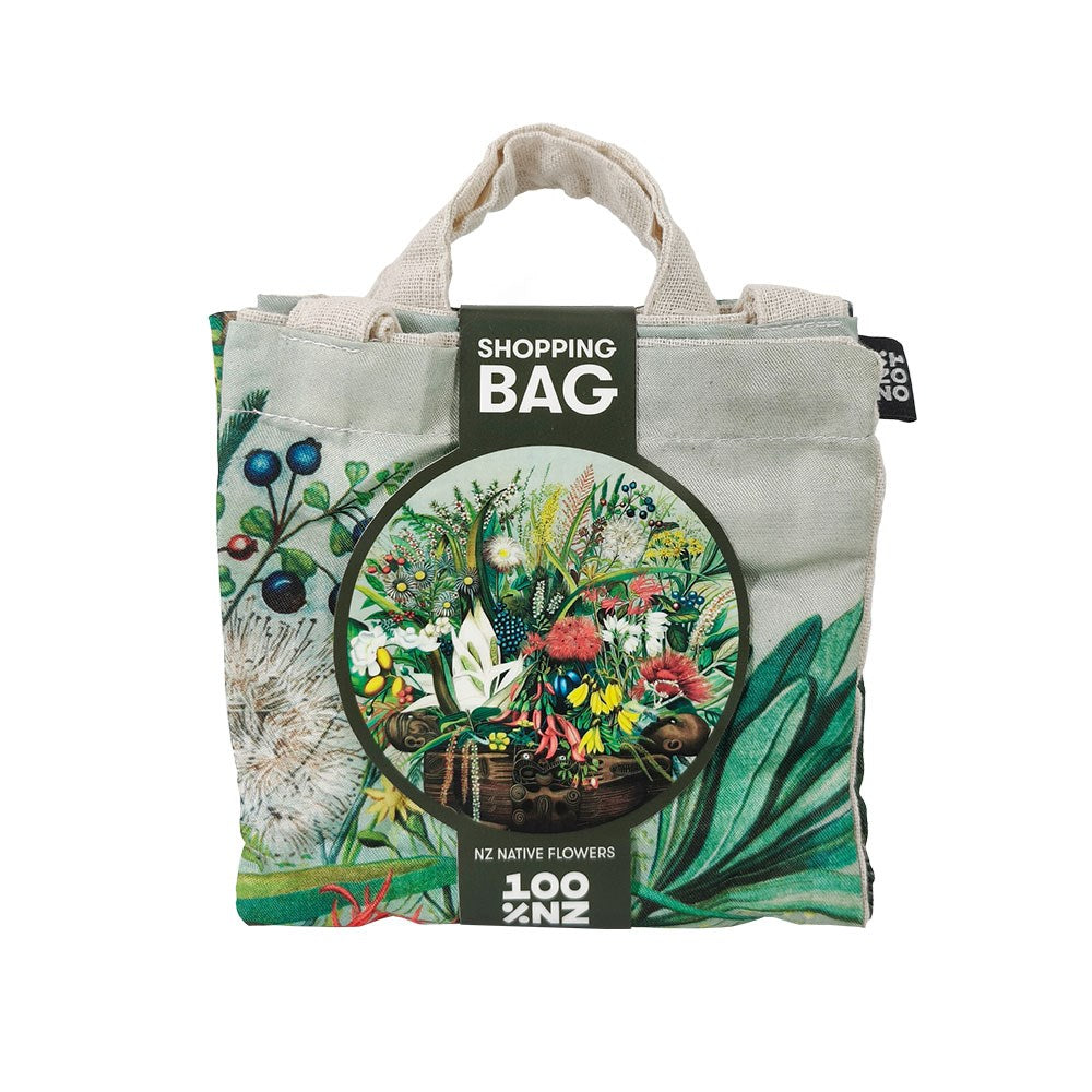 NZ Native Flowers Shopping Bag Main image