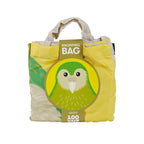 Bright Kakapo Cotton Shopping Bag