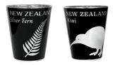 2 Pack NZ Kiwi And Fern Shot Glass