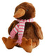 Sitting Kiwi Soft Toy - Pink Scarf - Special
