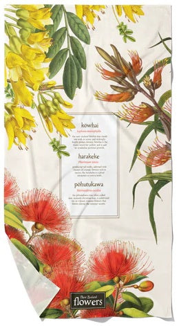 Tea Towel Native Flowers
