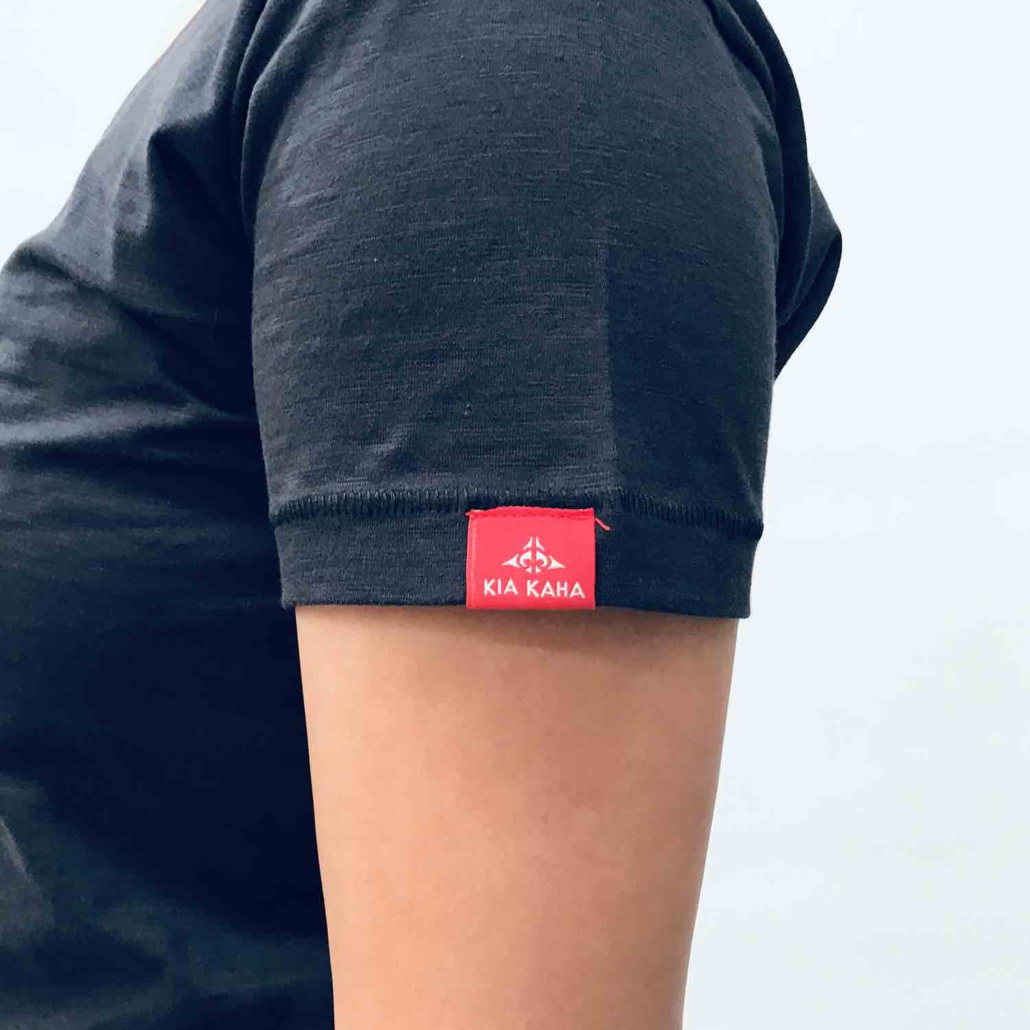 Women's Maori Feather Fitted T Shirt - Kia Kaha Secondary image