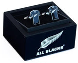 Official All Blacks Jersey With Silver Fern Cufflinks