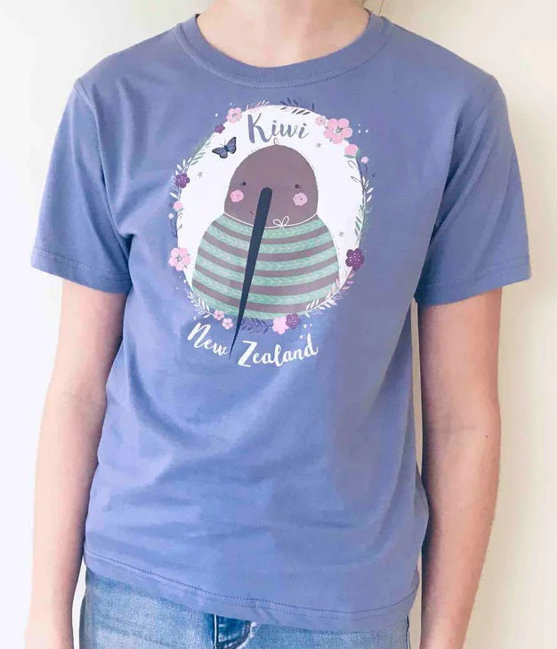 Children's T-Shirt - Lilac Kiwi Main image