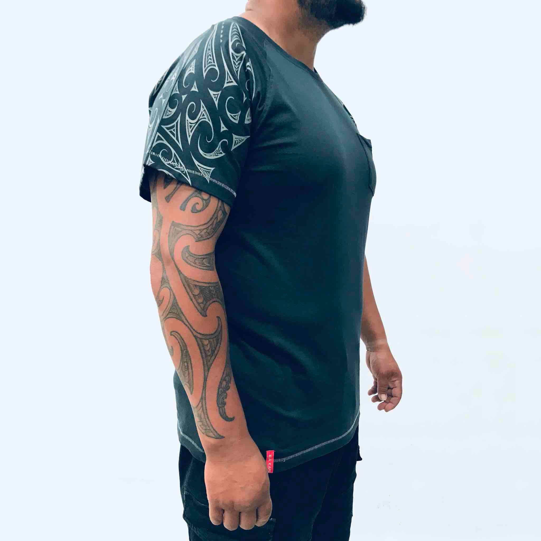 Men's Māori T-Shirt - Kia Kaha Secondary image