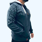 Men's Maori Kowhaiwhai Hoodie - Kia Kaha - SIzes S-3XL
