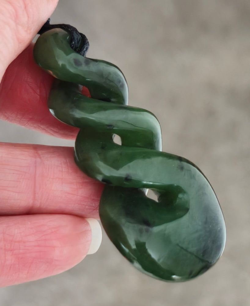 NZ Greenstone Quadruple Twist - 55mm Secondary image