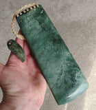 NZ Pounamu Toki Super Large Statement Piece! 187mm - By Phil Priest