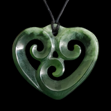 NZ Greenstone 3 Koru - Carver: Aden Hoglund #AH40