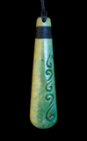 NZ Greenstone Roimata Drop - 107mm - Ewan Parker - #132