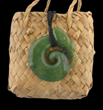 NZ Greenstone Koropepe Carving 45mm #14C