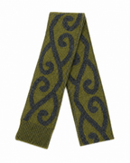 Lothlorian Possum & Merino Aroha Unisex Beanie and/or Scarf - Olive/Charcoal