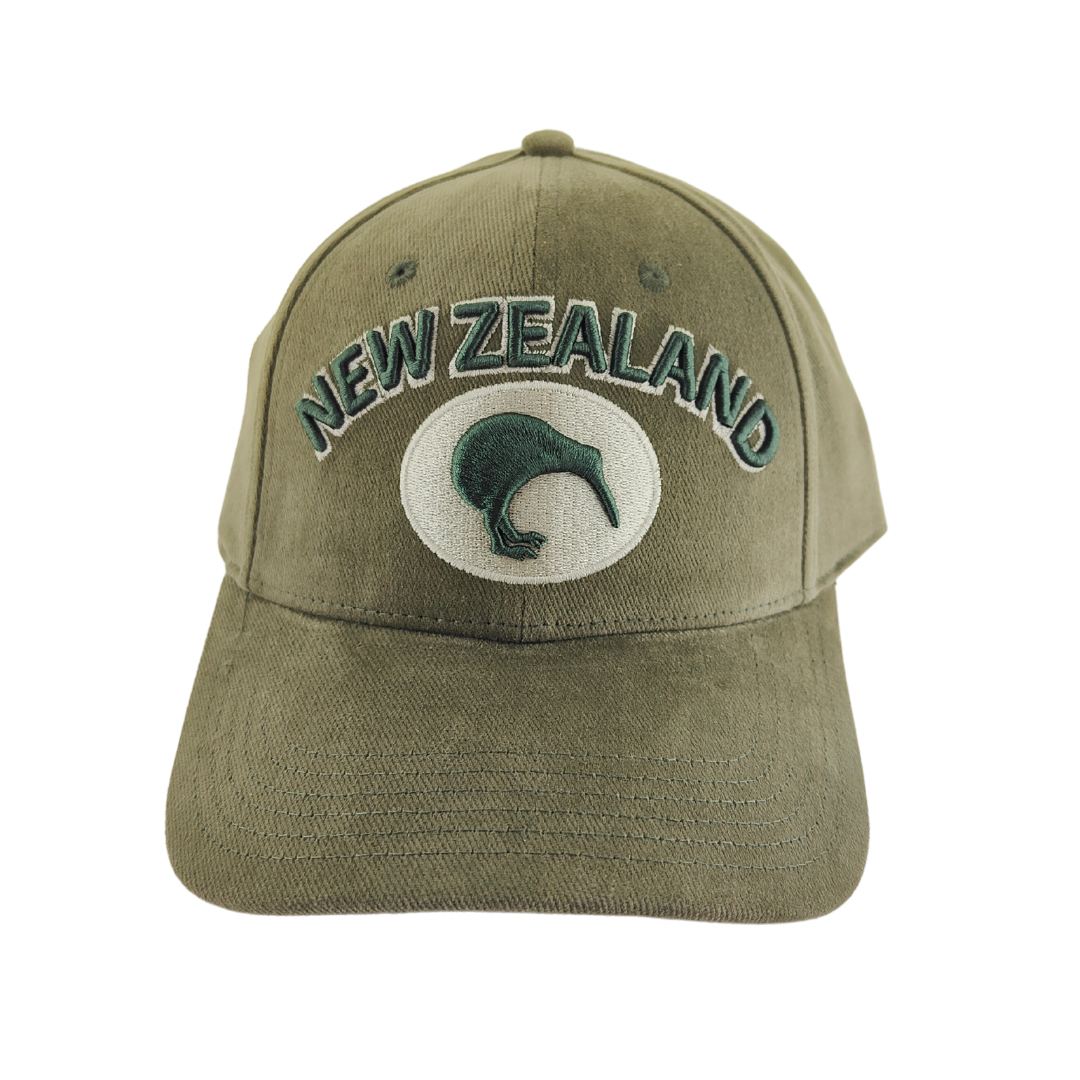 NZ Kiwi Adults Green Cap Secondary image