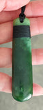 NZ Greenstone Roimata Drop - 73mm - Ewan Parker - #106
