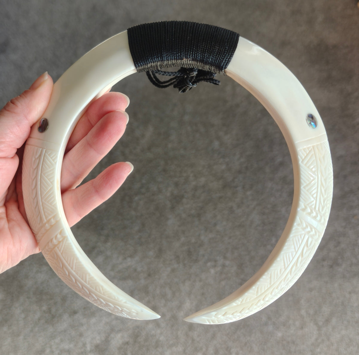 Super Large Genuine Pig Tusk Necklace