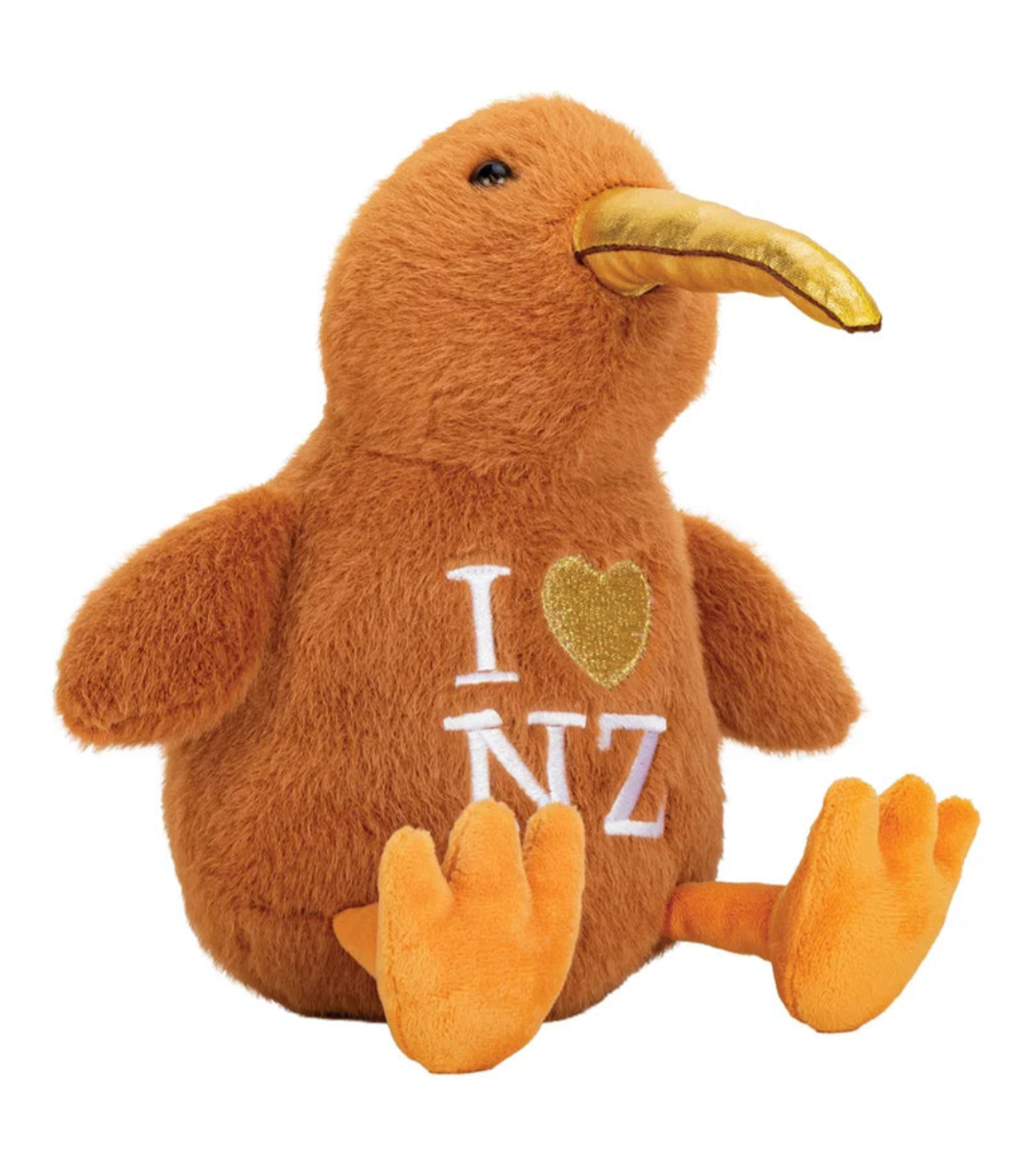 Kiwi Soft Toy With I Heart NZ Main image