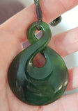 NZ Greenstone Large Twist - 59mm - Deane Moreton #86