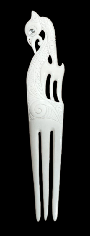 Bone Heru Manaia - Comb Hair Piece Main image