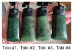 NZ Greenstone Toki 70mm #42P*