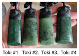 NZ Greenstone Toki 70mm #42P