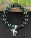 Nephrite Jade Bracelet With Kiwi Charm