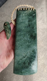 NZ Pounamu Toki Super Large Statement Piece! 187mm - By Phil Priest