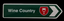 Road Sign Magnet - Wine Country