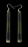 NZ Greenstone Earrings 70mm #AS127*