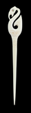 Bone Manaia Hook - Comb Hair Piece #13