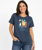 Ladies Fitted T-Shirt - Kiwi Crowd