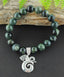 Nephrite Jade Bracelet With Koru Charm