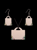 Bone Kete Earrings And/Or Necklace with Paua
