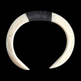 Extra Large Tusk Arc Bone Carving Pendant - 134mm