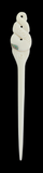 Bone Heru Double Twist - Comb Hair Piece #11