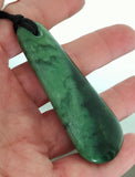NZ Greenstone Roimata Drop - 64mm - Ewan Parker - #105