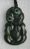 NZ Greenstone Tiki Carving - 55mm #37A
